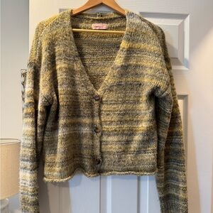 Urban Outfitters Earthy Tones V-Neck Cardigan